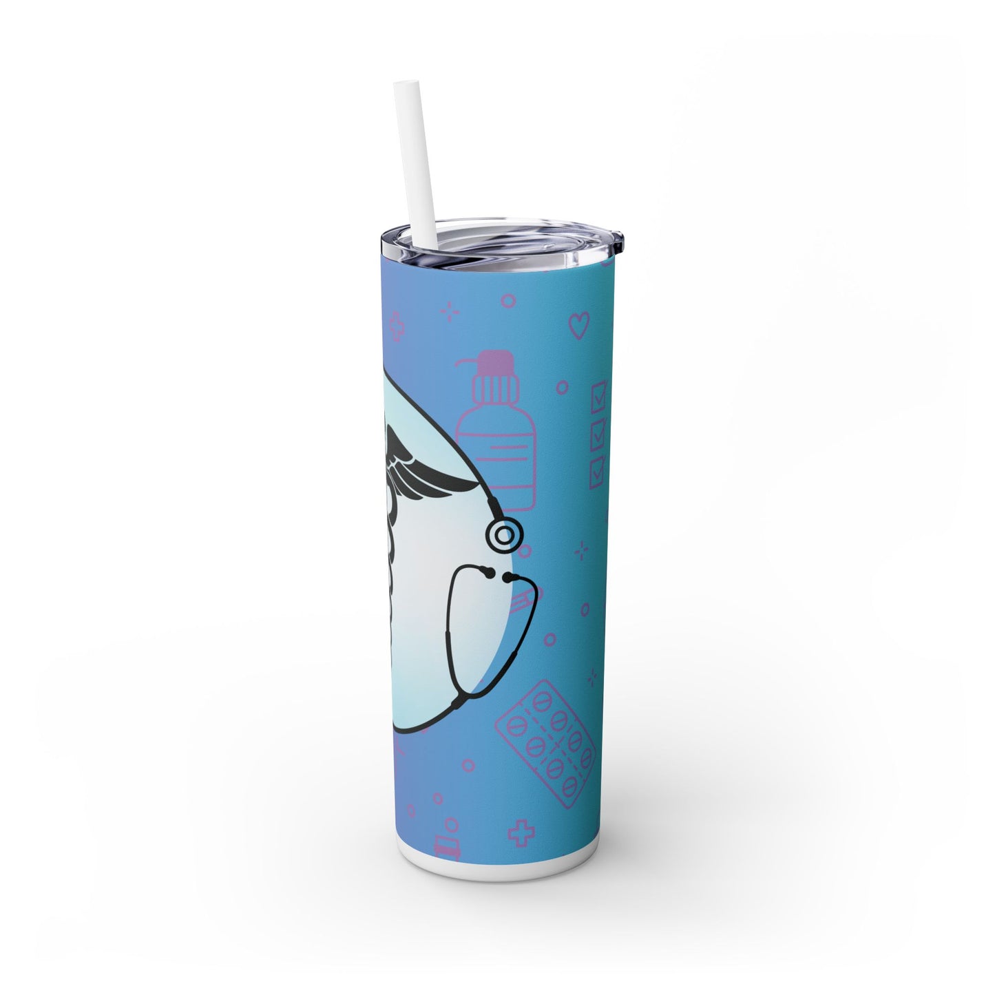 Medical Theme Skinny Tumbler
