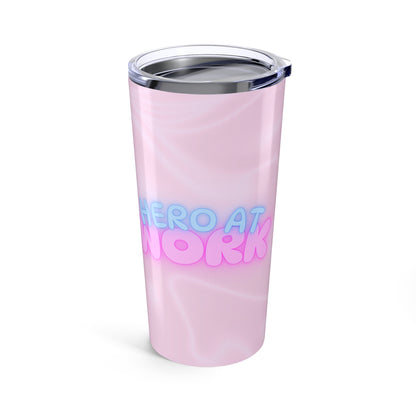 Nurse Appreciation Tumbler 20oz - Pink Hero Design